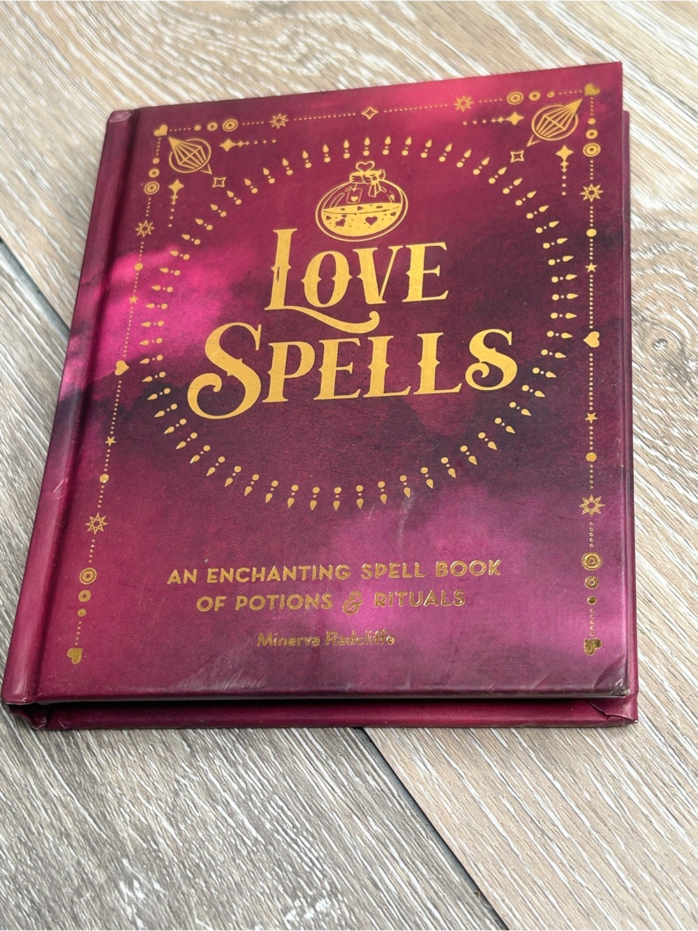 Love Spells Book Minerva Radcliffe Hardcover Witchcraft Rituals Whimsigoth